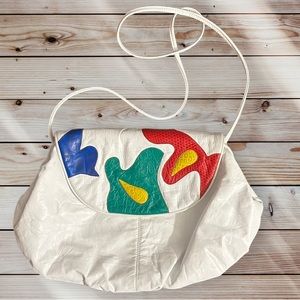 VINTAGE Leather Purse Shoulder Bag - Pierre Mishael